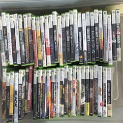 Xbox 360, Play Station 2, Play Station 1, and Gameboy Advance Sp Games