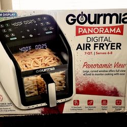 UNOPENED Gourmia Panorama 7-QT Digital Air Fryer