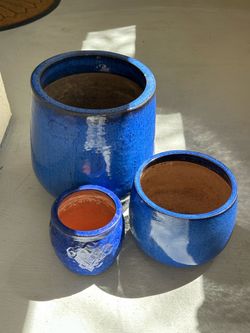 Matching Pots - small, medium, large