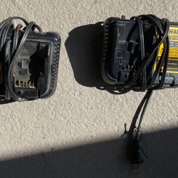DeWalt battery chargers