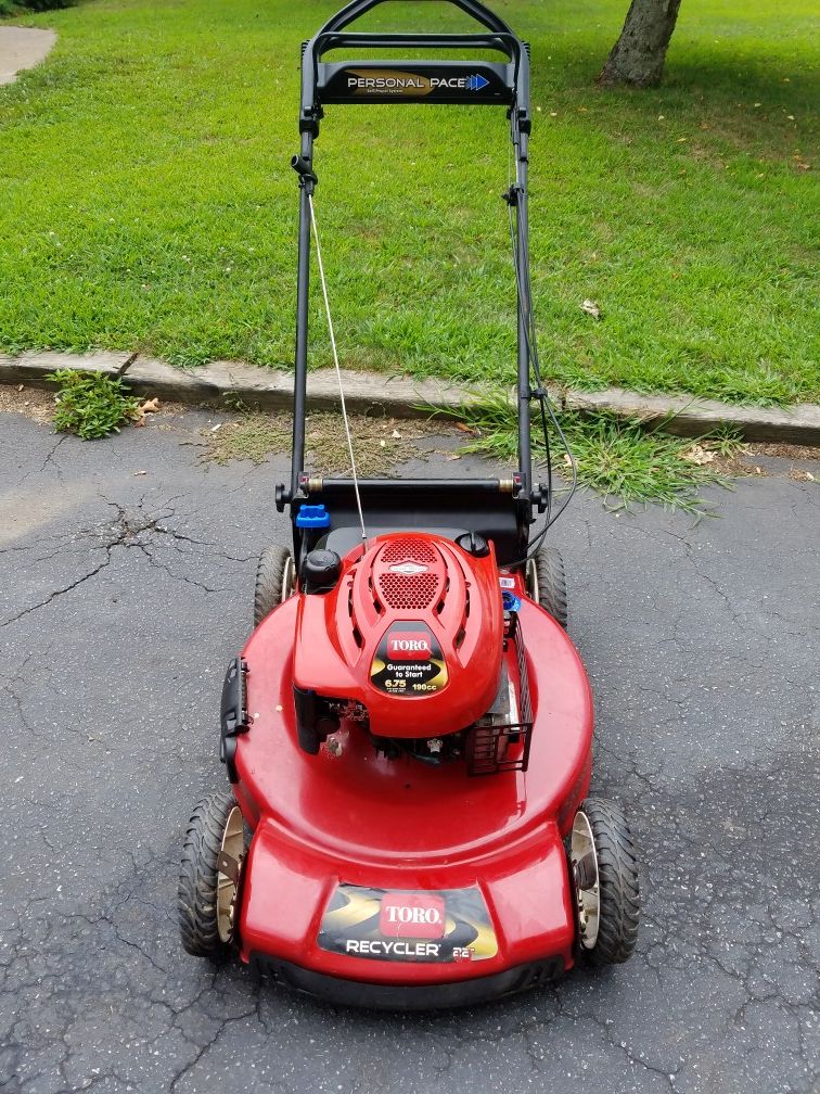 Toro self-propelled lawn mower