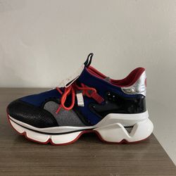 Christian Louboutin Red runner leather low trainers