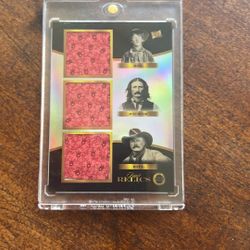 Billy The Kid Wild Bill Hickok Pawnee Bill Relic Card