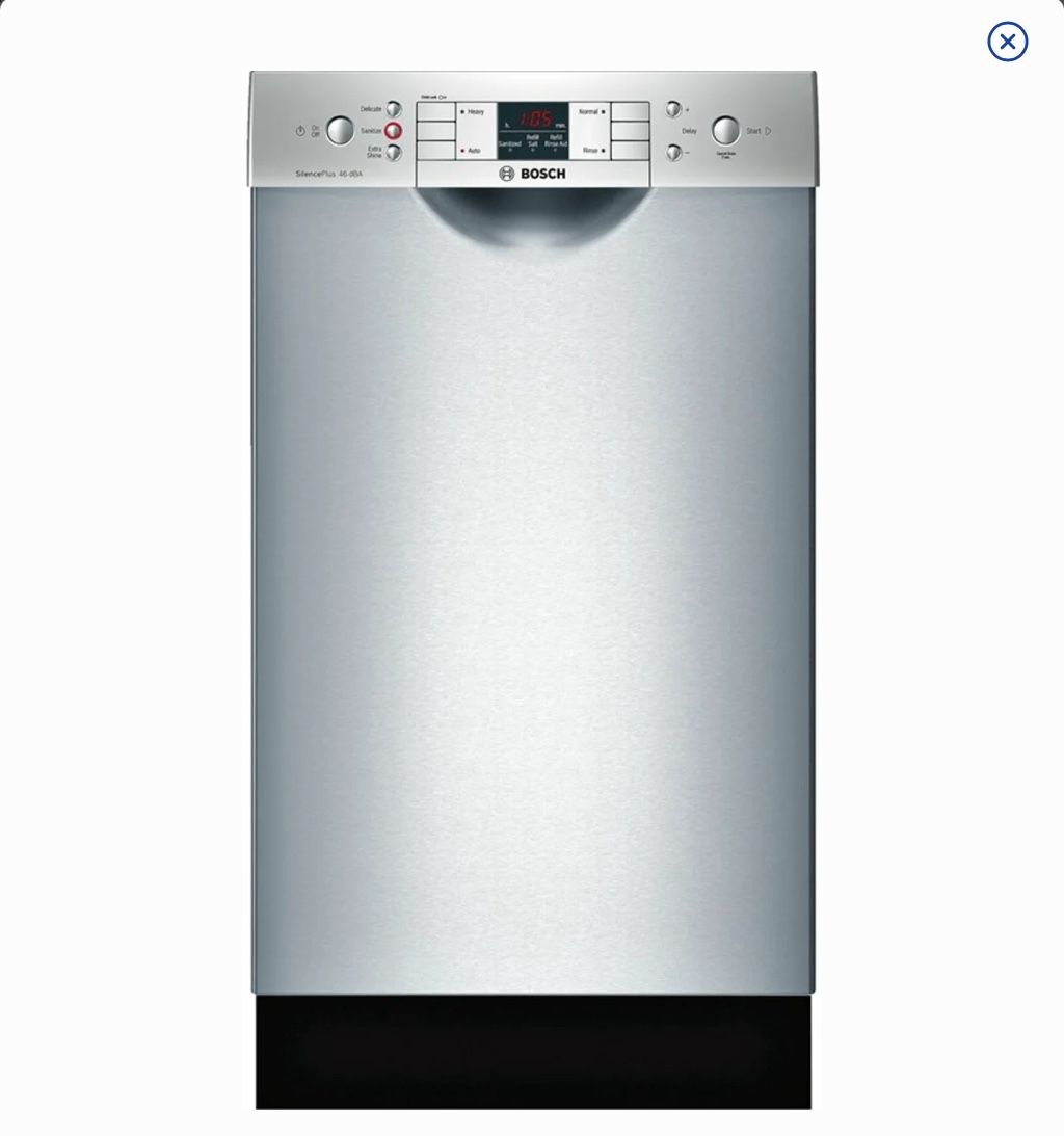 🌟 Bosch 300 Series 18″ Slim Dishwasher – Quiet & Compact 🌟
