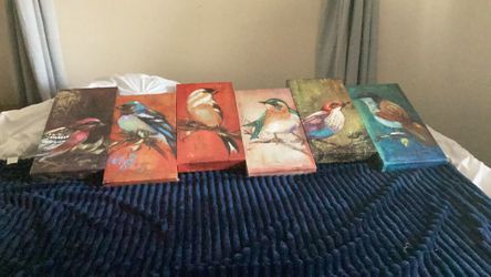 Large Oil Bird Painting