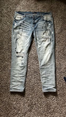 Purple jeans