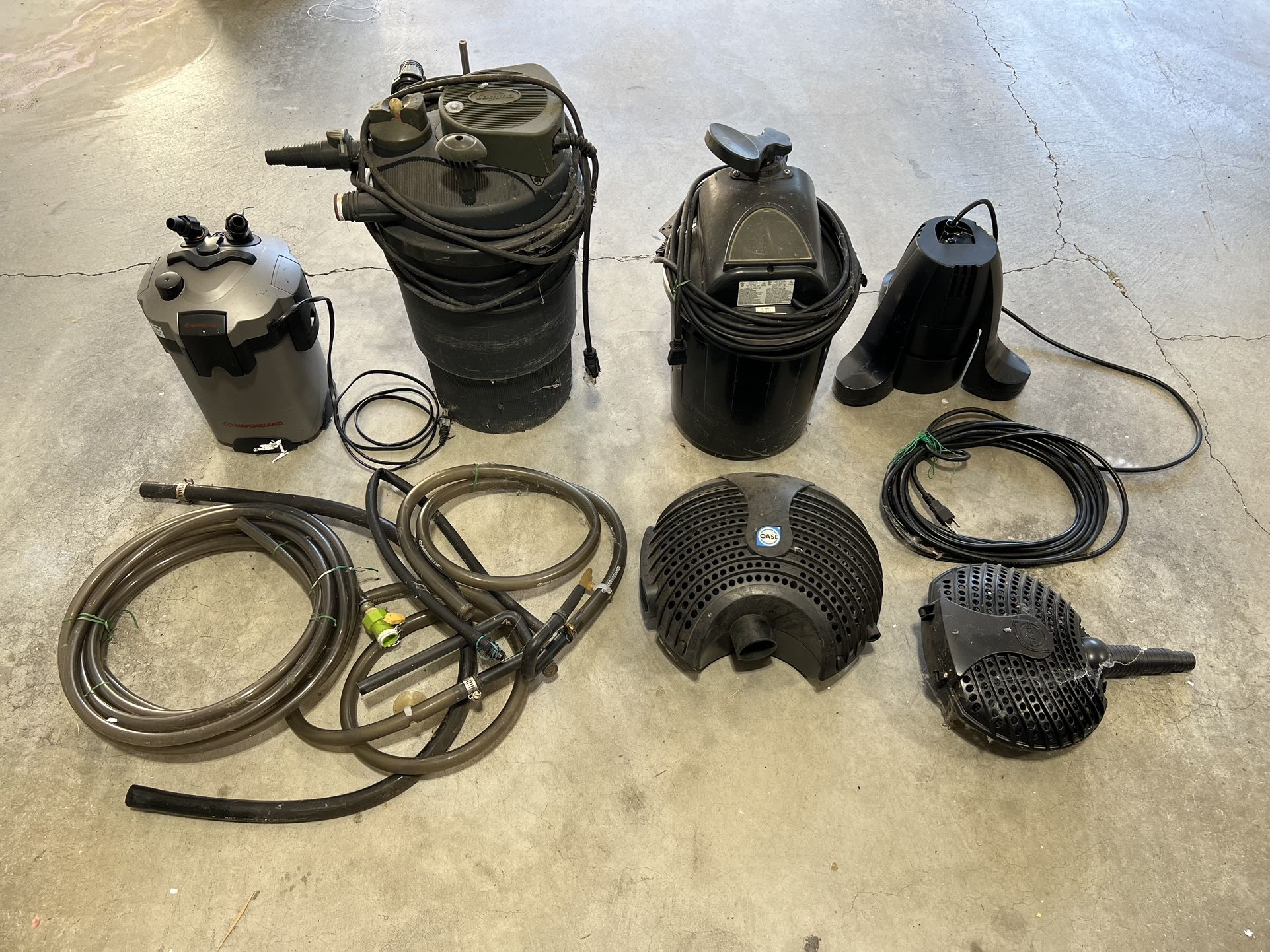 Koi Pond Water Equipment Pump Etc
