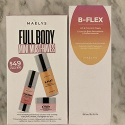 Brand New Maelys Full Body Mini Must-Haves & B-Flex Lift & Firm Arm Cream Bundle