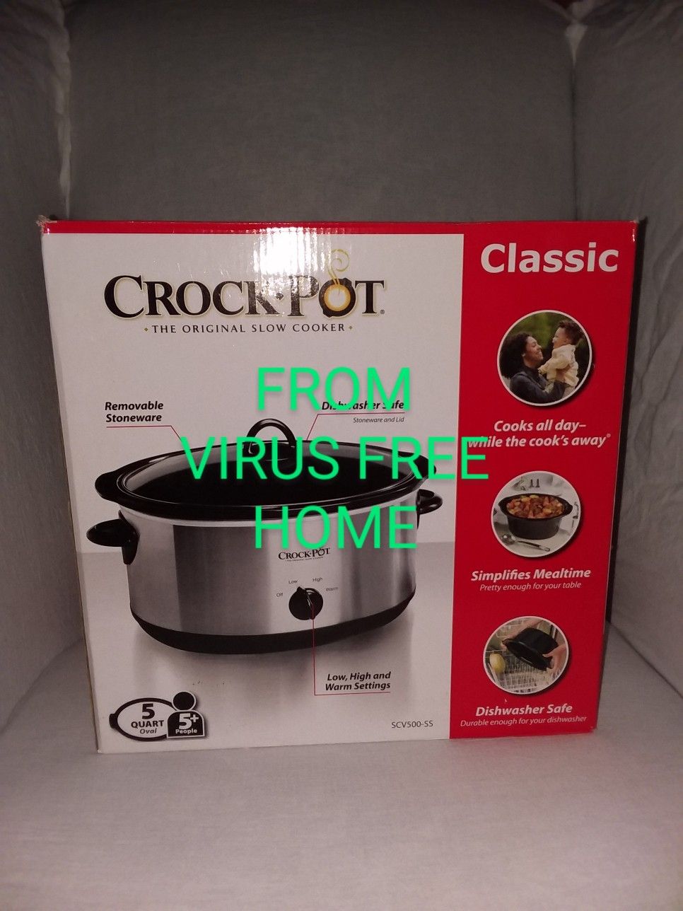 Crock Pot- New In Box - From Virus Free Home