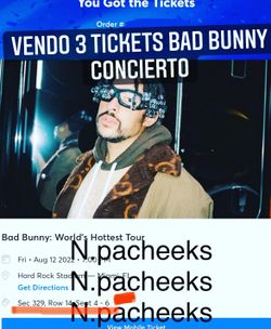 Tickets Bad bunny