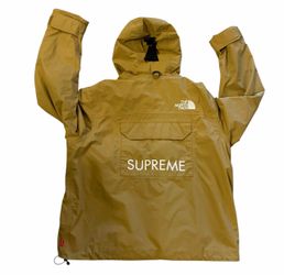 NWT Supreme The North Face Antique Bronze Tan Cargo Jacket SS20 Mens M AUTHENTIC