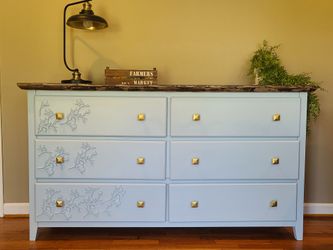 Unique floral dresser