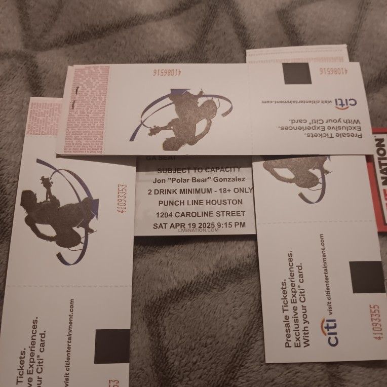 4 Comedy Show Tickets