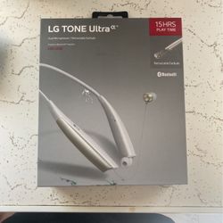 Lg Tone Ultra Blue Tooth Headphones 