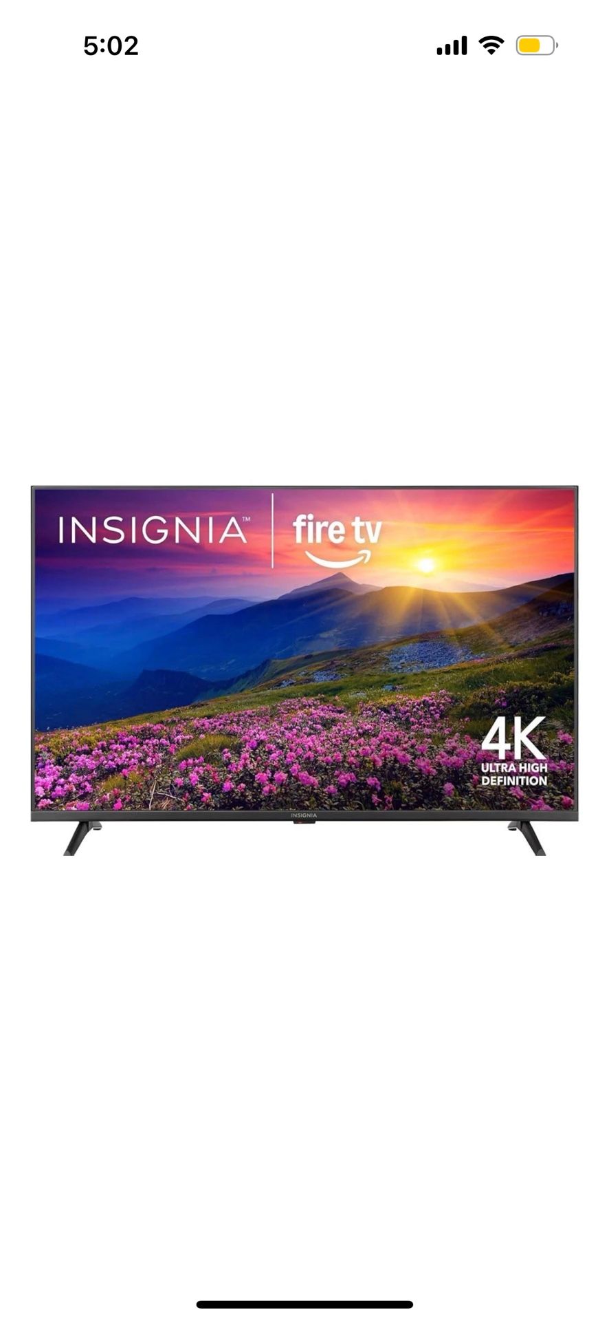INSIGNIA 50-inch Class F50 Series LED 4K UHD Smart Fire TV with Alexa Remote