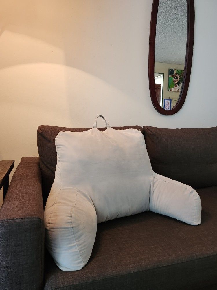 Beige Backrest Pillow