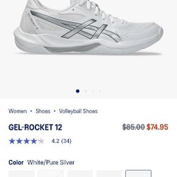 ASICS Gel Rocket 12 Volleyball Shoes – Women’s Size 8.5 (Brand New!)