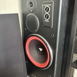 Vintage Cerwin Vega Set Of Speakers  6 Pieces 