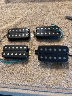 4 electric guitar humbuckers