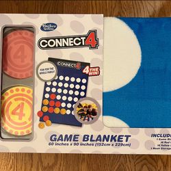 Connect 4 super soft blanket game Toy Board game 