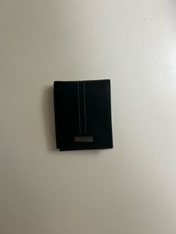 Columbia Black Genuine Leather Bifold Wallet
