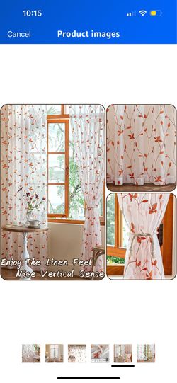 Sheer curtains