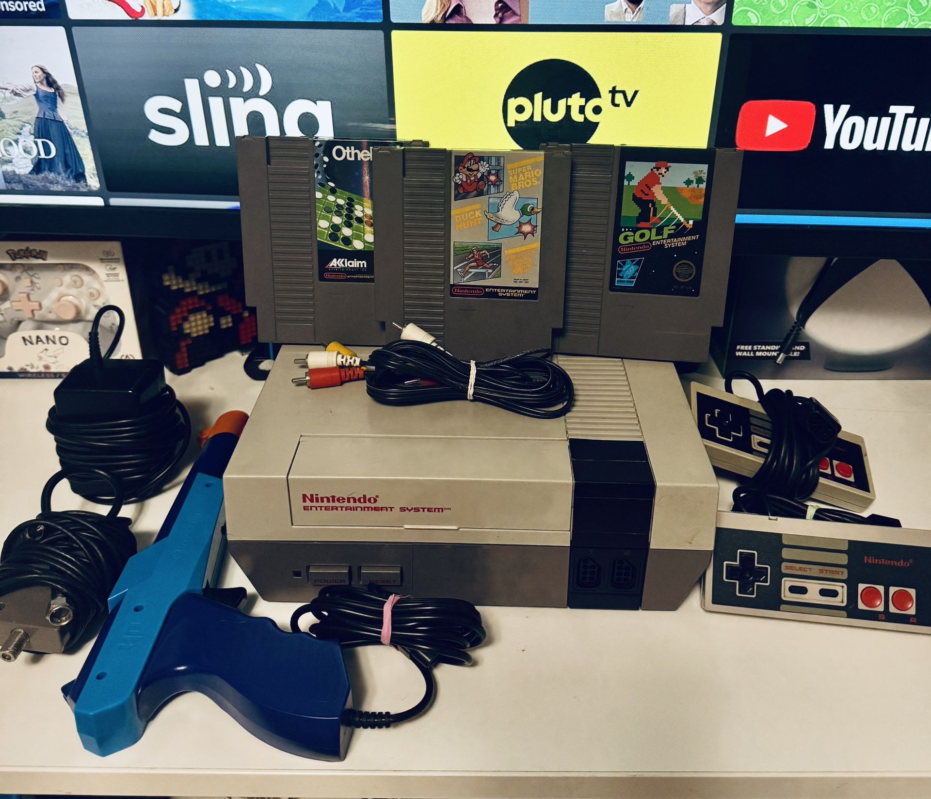 Nintendo NES Console With Games