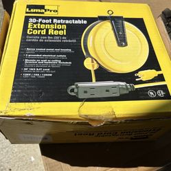 30’ Retractable Extension Cord reel 
