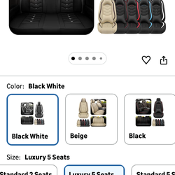 Seat covers for a 2023 to 2025 GMC Canyon