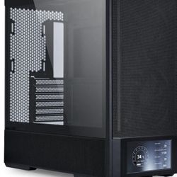 New Sealed LIAN Li Lancool 207 ATX Computer Case With Intergraded LCD Screen