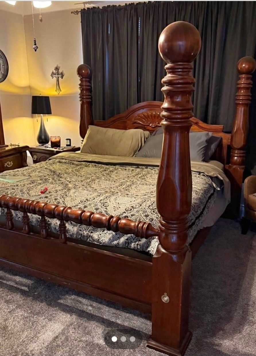 Cherrywood California Size Bed