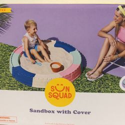 New: 45” sandbox with cover