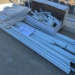 16x26 White Canopy With Window Sides.