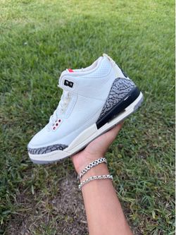 Jordan 3 GS “White Cement Reimagined” Size 6.5Y/8W