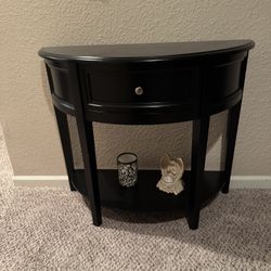 Small Black Entryway Table