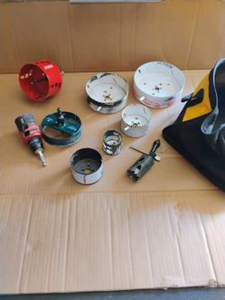Milwaukee and Diablo Bi-Metal Hole Saw Lot Construction Tools