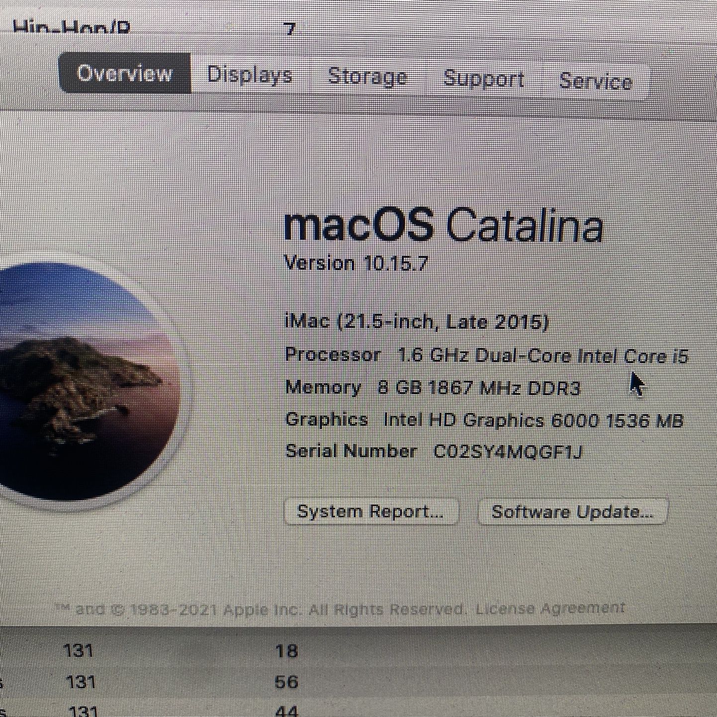 Bundle!! Late 2015 21.5 Inch Mac 