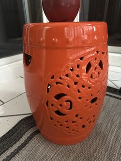 Ceramic Accent Stool