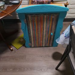 Small Cabinet Antique Could Be Painted Or Made To Look Even Older