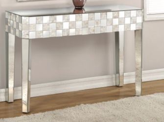 ❄️ Mirrored Console Table 💛 Jordan Home Furniture 👑