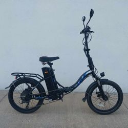 VIVI MT20 Step-Through Cruiser Folding Electric Bike E-Bike Bicycle