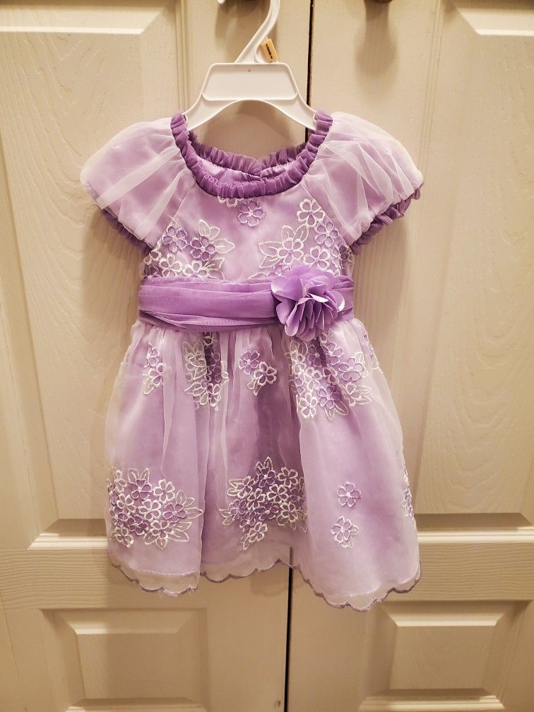 Lilac Toddler Dress