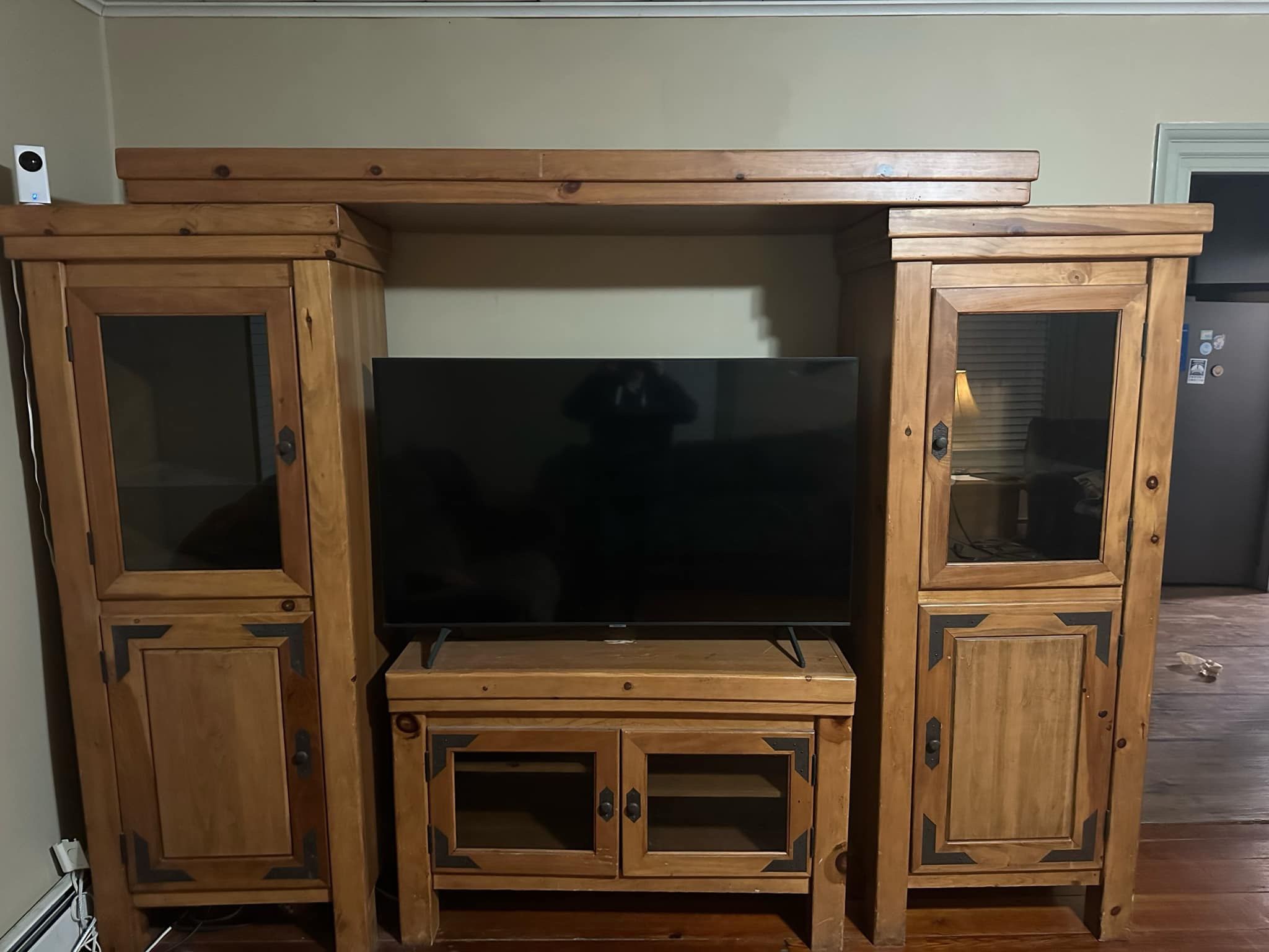 Entertainment Center And Couch Table