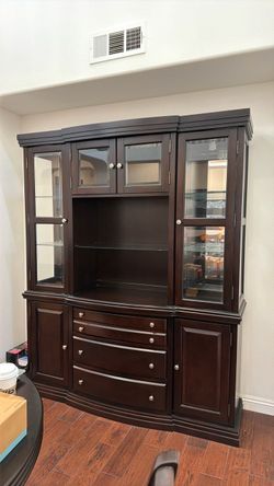 Buffet +Hutch. Cabinet & Display by Furniture of America Brand