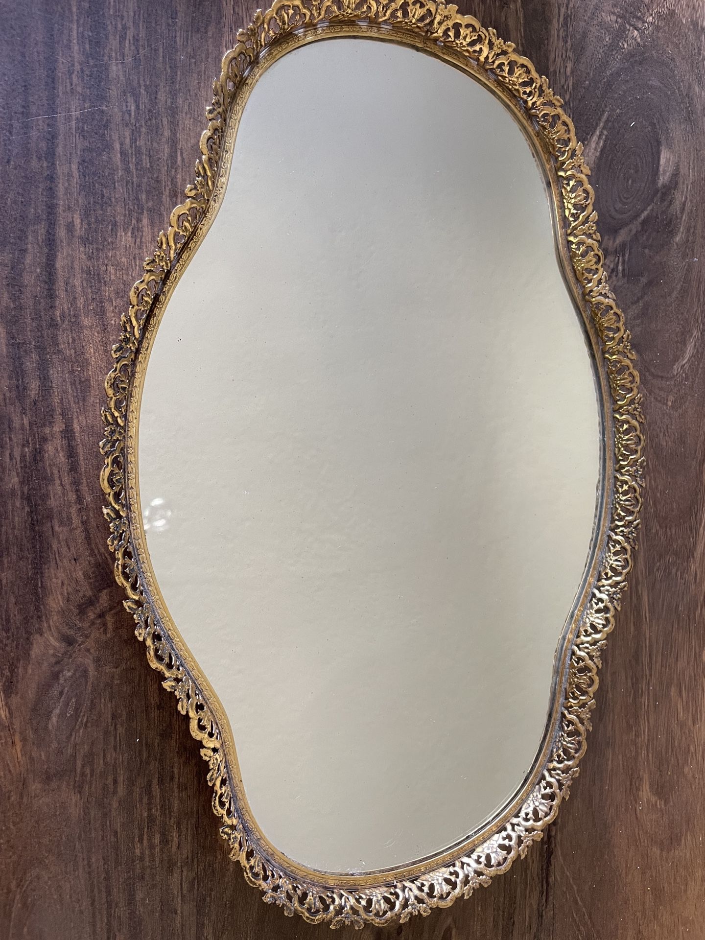 Vintage Mirrored Jewelry Tray