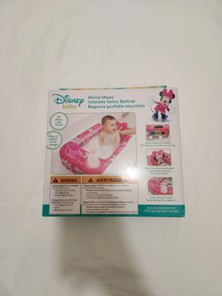Baby Infant Toddler Disney Minnie Mouse Inflatable Bath Tub