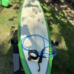 8’8 Strive Surf Board Company Santa Cruz Green