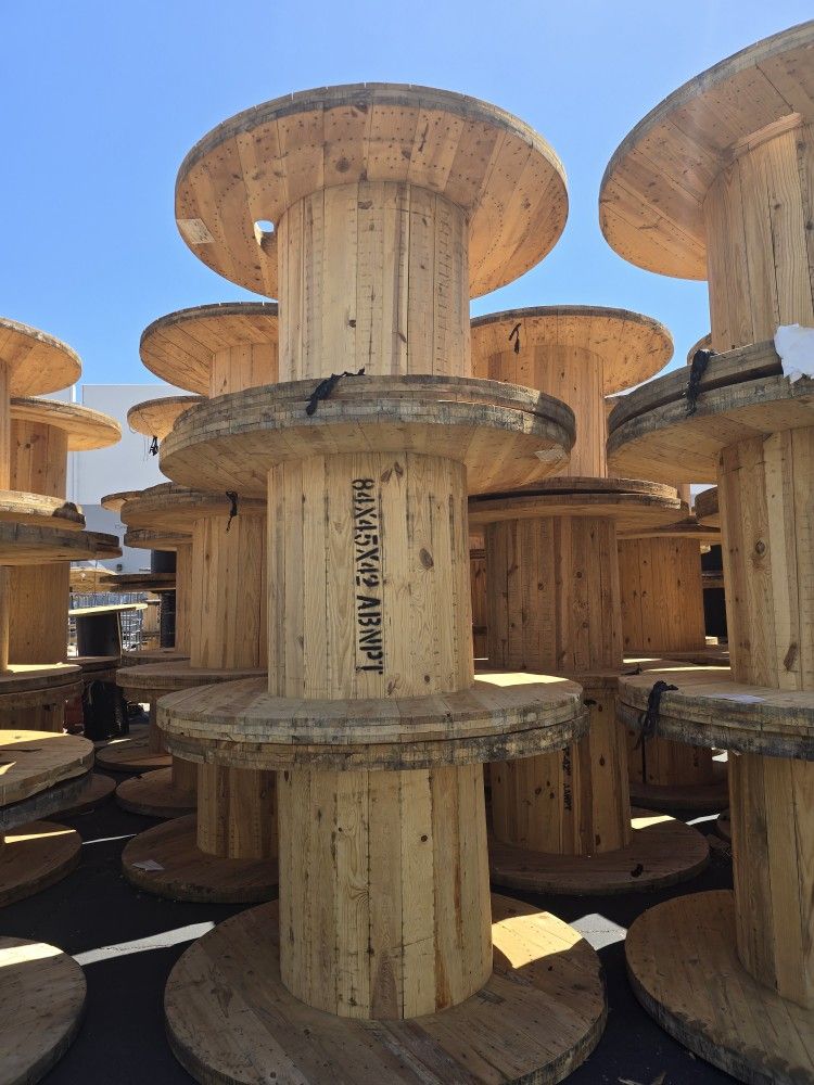 Massive Wooden Spools