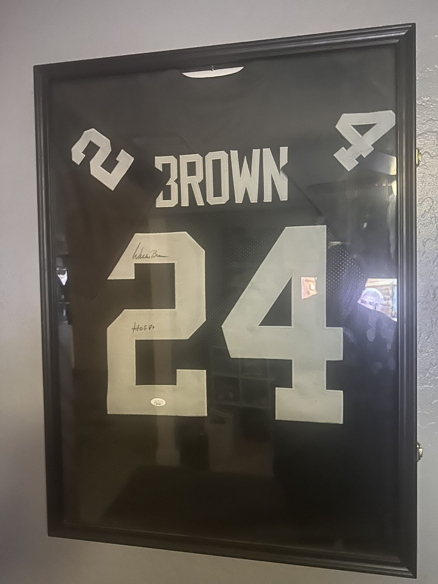 Autographed Raiders Jersey