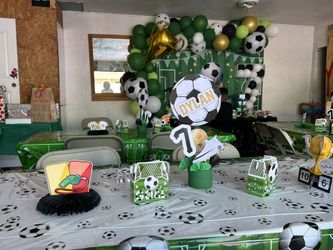 Soccer futbol Centerpieces centros De Mesa